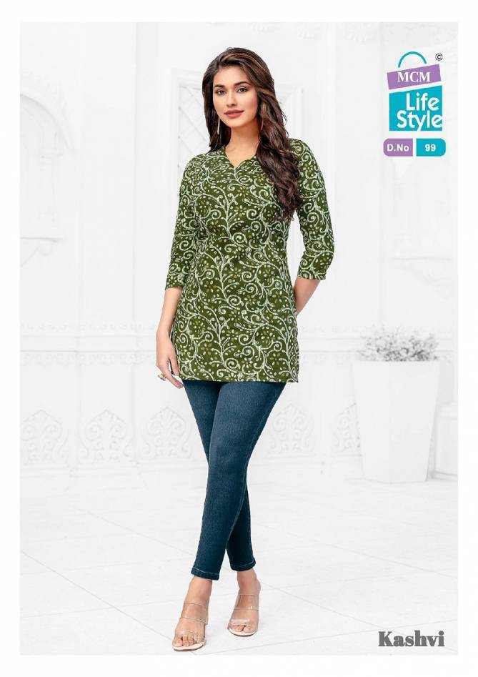 Kashvi Vol 7 By Mcm Cotton Printed Ladies Top Wholesale Online